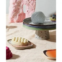 HKliving 70s Ceramics: Bowl On Base - Comet