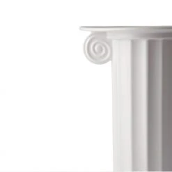 HKliving White Ceramic Vase Greek B