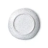 HKliving Grey Speckled Ceramic Cake Plate