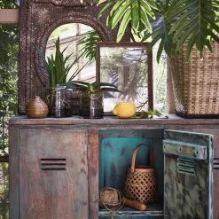 HKliving Resin Mirror Antique Look