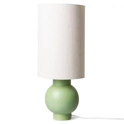 HKliving ceramic lamp base pistachio green