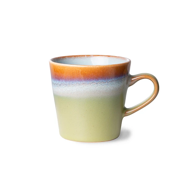 HKliving 70s Ceramics Americano Mug - Peat 3 HKliving 70s Ceramics Americano Mug - Peat