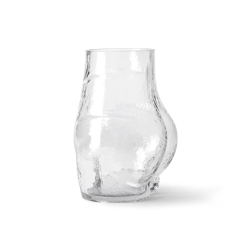 HKliving Glass Bum Vase HKliving Glass Bum Vase