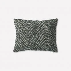 HKliving Doris Vintage Jacquard Weave Cushion Zigzag (30x40)