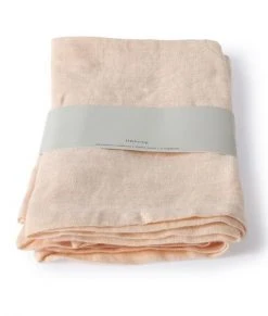 HKliving Soft Salmon Linen Napkin Set Of 2