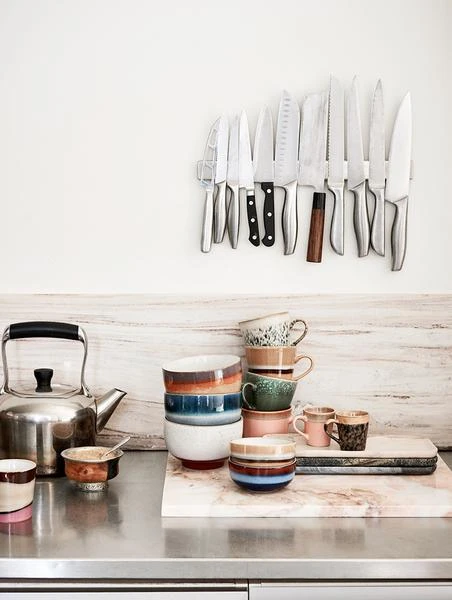 HKliving Ceramic 70 S Cappuccino Mug Hail HKliving Ceramic 70 S Cappuccino Mug Hail