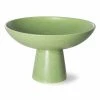 HKliving Ceramic Bowl On Base M Pistachio