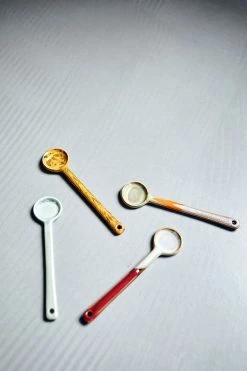 HKliving 70s Ceramics Spoons Set Of 4