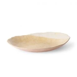 HKliving Tonal Blush Matte Ceramic Platter