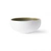 HKliving Home Chef Ceramics Bowl White Green