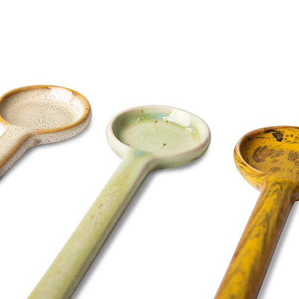 HKliving 70s Ceramics: Medium Spoons Scorpius (Set of 4) HKliving 70s Ceramics: Medium Spoons Scorpius (Set of 4)