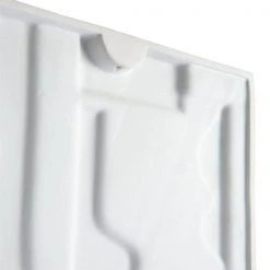 HKliving Ceramic Wall Art Panel | Matt White