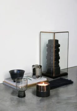 HKliving Square Glass Dome Medium