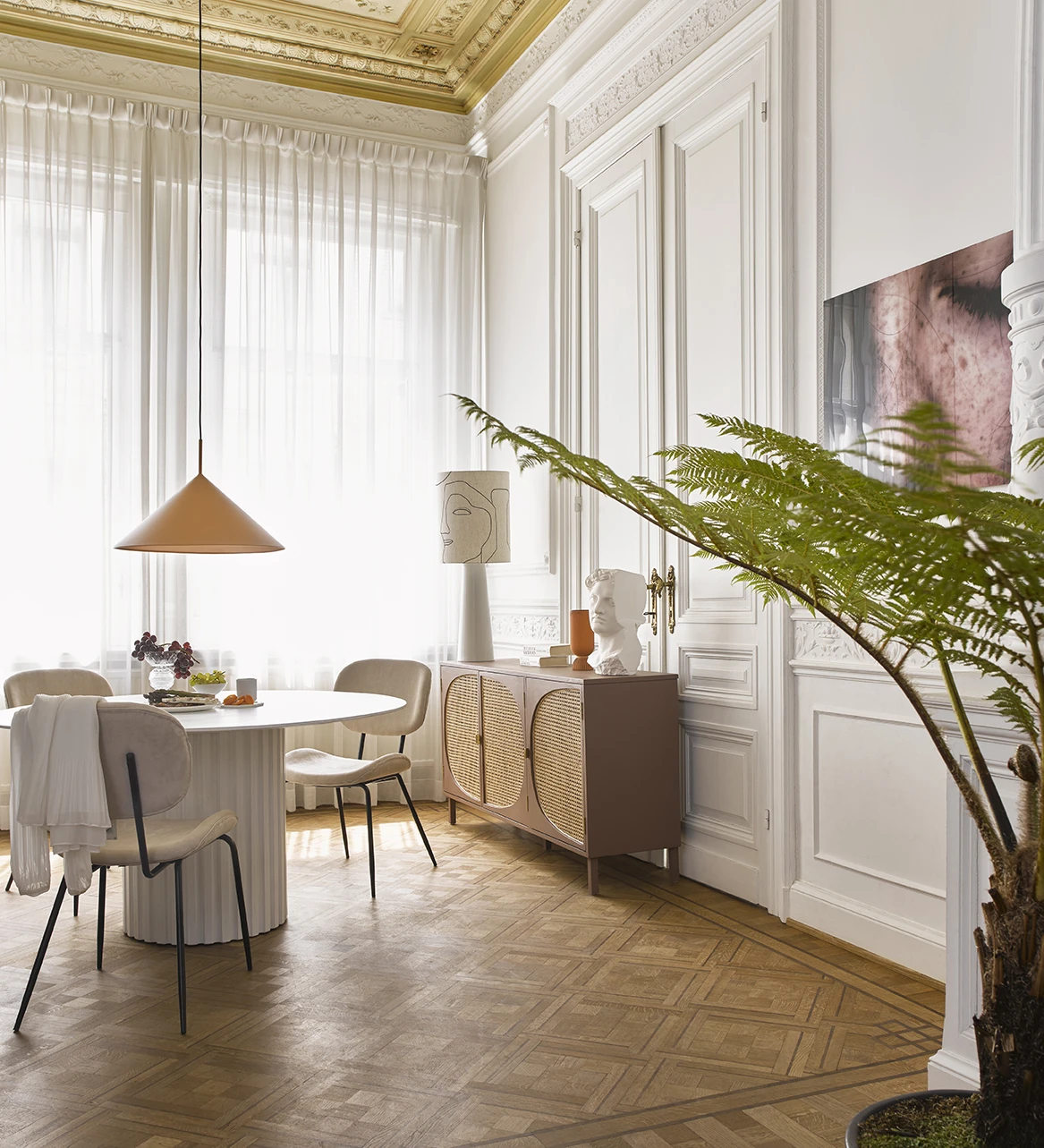 HKliving Grey Cone Ceramic Lamp Base 5 HKliving Grey Cone Ceramic Lamp Base