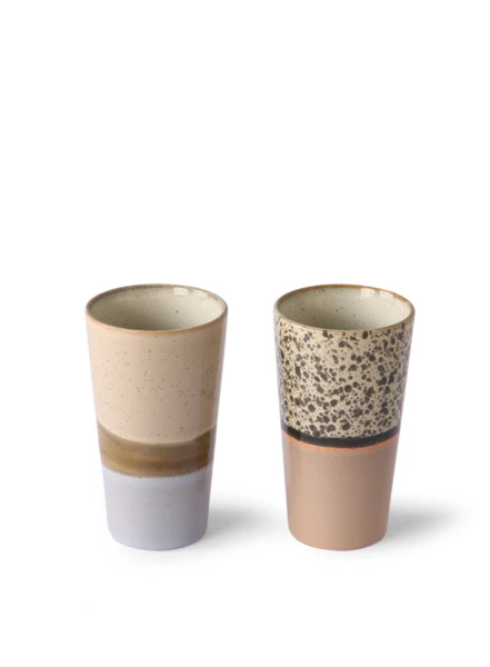 HKliving Reef Ceramic 70 S Latte Mug 6 HKliving Reef Ceramic 70 S Latte Mug