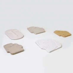 HKliving Face Wall Ornament M Matt Creme 8 HKliving Face Wall Ornament M Matt Creme