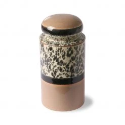 HKliving 70s Ceramics Storage Jar - Tropical