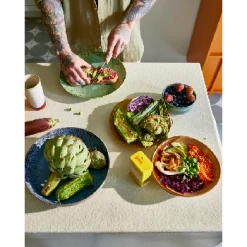 HKliving 70s Ceramics Salad Bowl - Peat 5 HKliving 70s Ceramics Salad Bowl - Peat