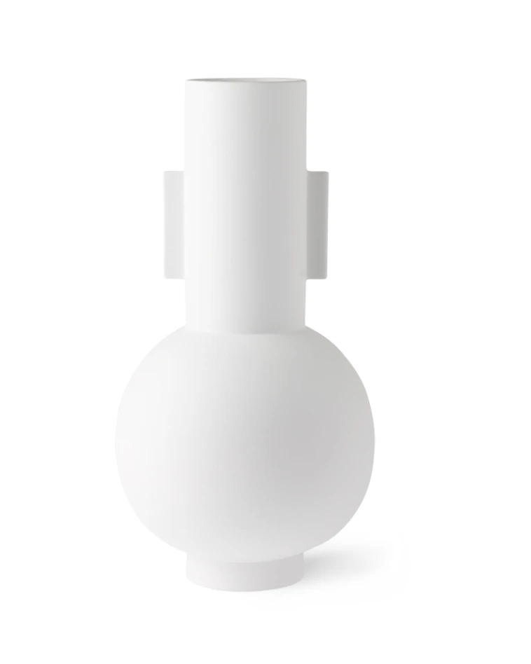 HKliving Matt White Vase HKliving Matt White Vase