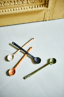 HKliving 70S CERAMICS: SPOONS L, ERIS (SET OF 4)