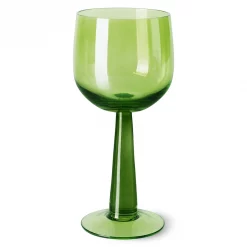 HKliving Set of 4 wine glass tall, lima green. The emeralds 6 HKliving Set of 4 wine glass tall, lima green. The emeralds