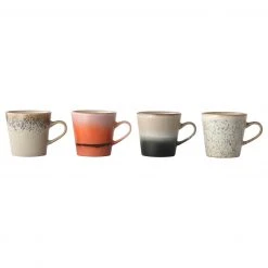 HKliving Set of 4 70s Americano Cups Set