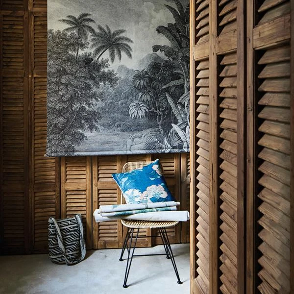 HKliving XXL Jungle Wall Hanging Vintage Wall Chart HKliving XXL Jungle Wall Hanging Vintage Wall Chart