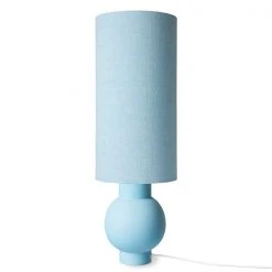 HKliving Ceramic Lamp Base | Ice Blue