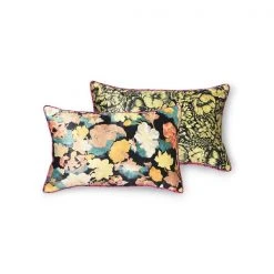 HKliving Doris Printed Cushion | Retro
