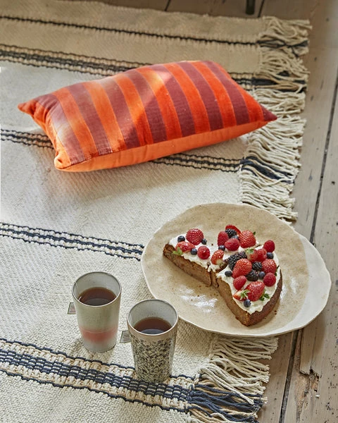 HKliving Tonal Blush Matte Ceramic Platter HKliving Tonal Blush Matte Ceramic Platter