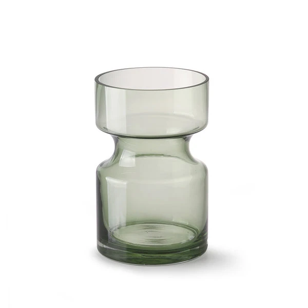 HKliving GREEN GLASS VASE M 5 HKliving GREEN GLASS VASE M