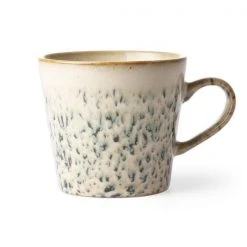 HKliving Ceramic 70 S Cappuccino Mug Hail