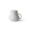 HKliving Set of 2 Ceramic Tea Mugs Light Grey 1 HKliving Set of 2 Ceramic Tea Mugs Light Grey