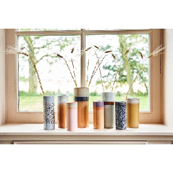 HKliving 70s Ceramics Vase XL - Hail 7 HKliving 70s Ceramics Vase XL - Hail