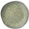 HKliving Gradient Ceramics Dessert Plate Green Set Of 2