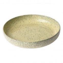 HKliving Set of 2 Yellow Gradient Deep Plate