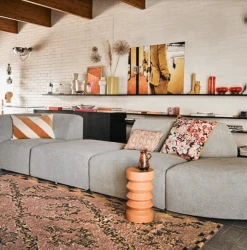 HKliving Terra Stoneware Side Table