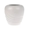 HKliving Flower Light Grey Ceramic vase
