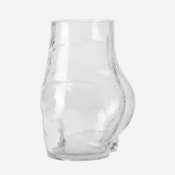 HKliving Textured Glass Bum Vase