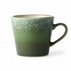 HKliving 70s Ceramics: Cappuccino Mug, Grass