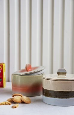 HKliving 70s Ceramics Cookie Jar Lake