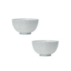 HKliving Bold & Basic Ceramics Dessert Bowls Mint Set of 2