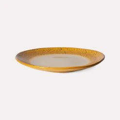 HKliving Ceramic 70's Side Plate Autumn Set of 2