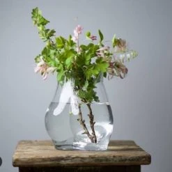 HKliving Glass Bum Vase