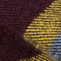 HKliving FLUFFY THROW BURGUNDY