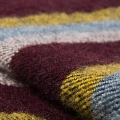 HKliving FLUFFY THROW BURGUNDY