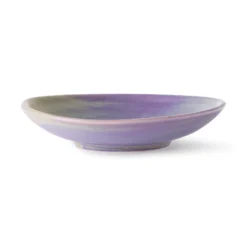 HKliving Home Chef Flat Bowl - Purple / Green 10 HKliving Home Chef Flat Bowl - Purple / Green