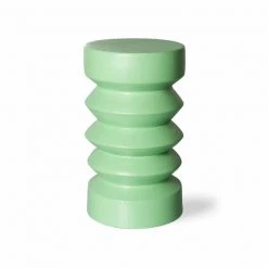 HKliving STONEWARE SIDE TABLE GREEN
