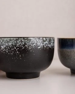 HKliving Ceramic 70 S Noodles Bowls Set Of 4