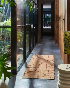 HKliving Peach Cotton Tufted Runner Rug